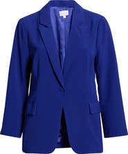 SUGARLIPS Chelsea One-Button Blazer