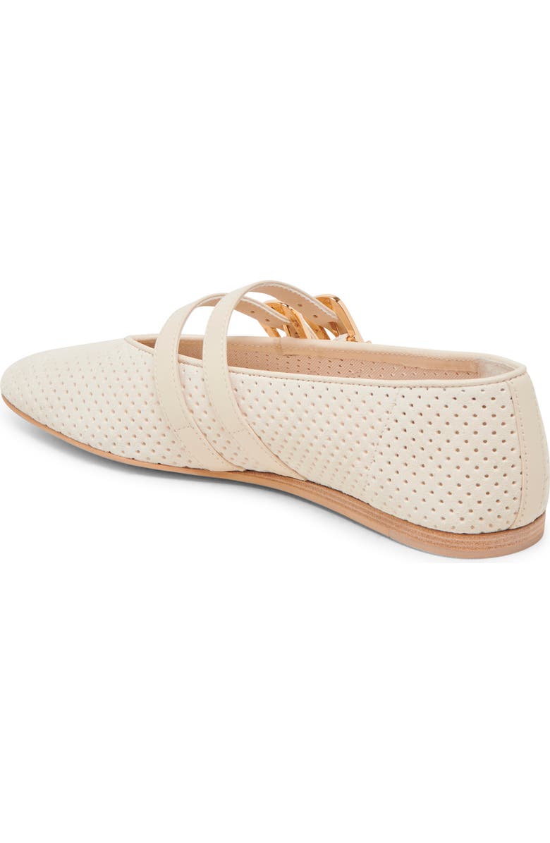Dolce Vita Baylee Mary Jane Flat, Alternate, color, Bone Perforated Suede