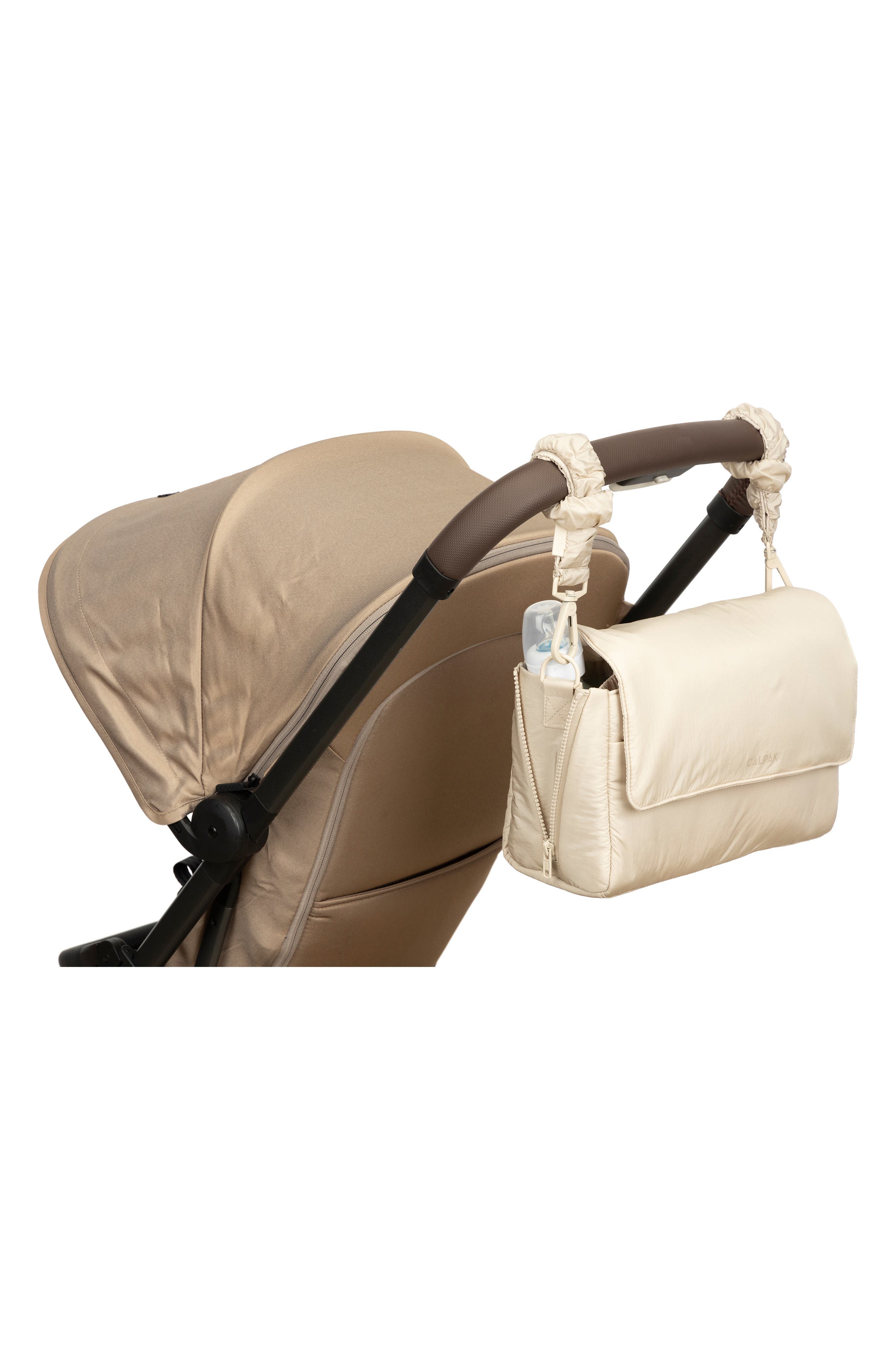 CALPAK Convertible Stroller Caddy Crossbody Bag, Alternate, color, Oatmeal