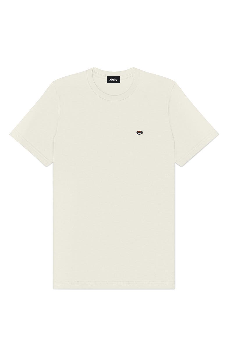 Mens Lil Coffee Jersey Tee, Main, color, Natural