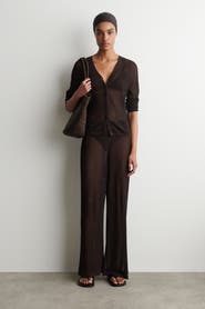 COS Ribbed Open-knit Trousers
