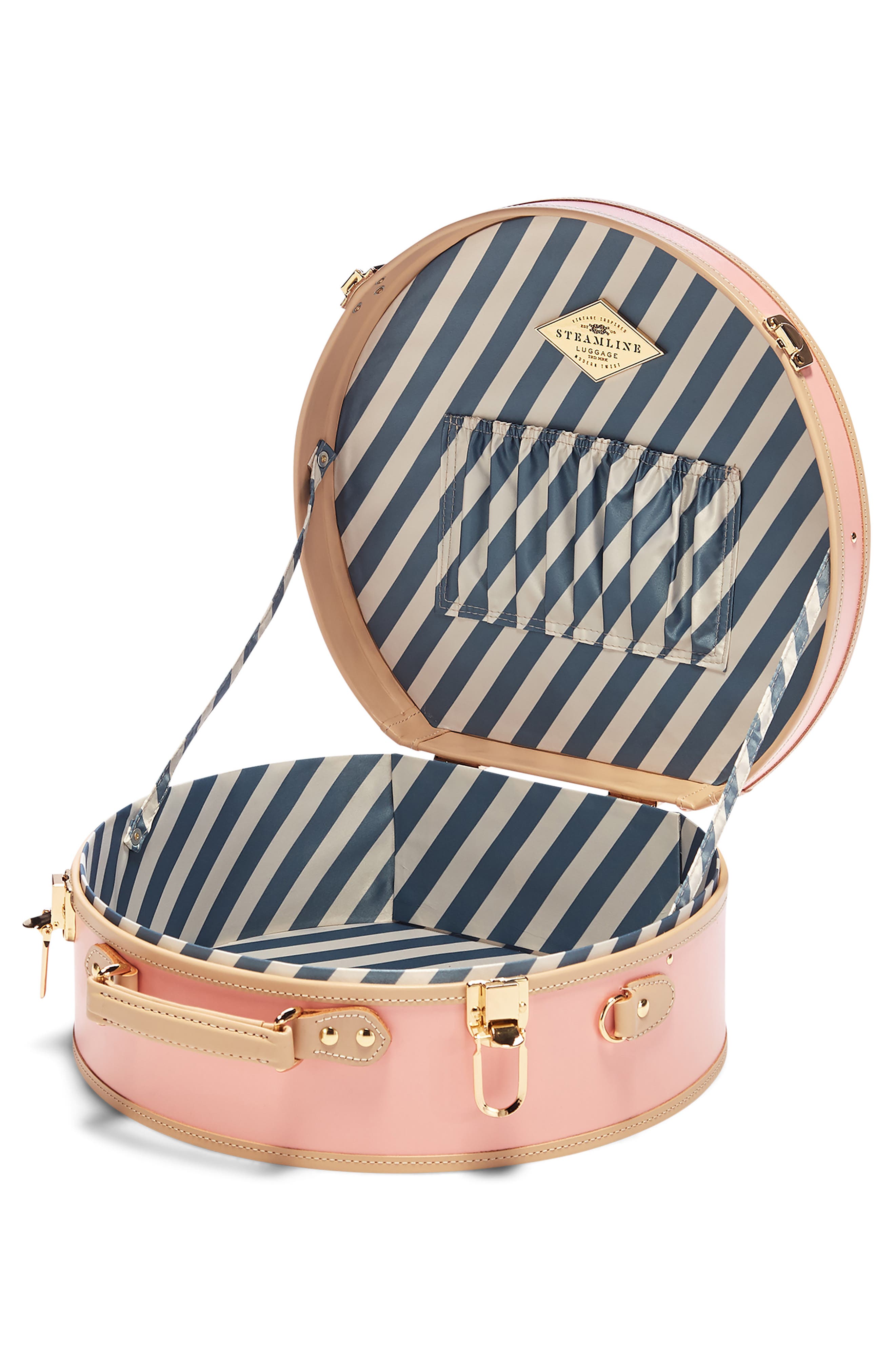 SteamLine Luggage The Correspondent Large Hatbox, Alternate, color, 