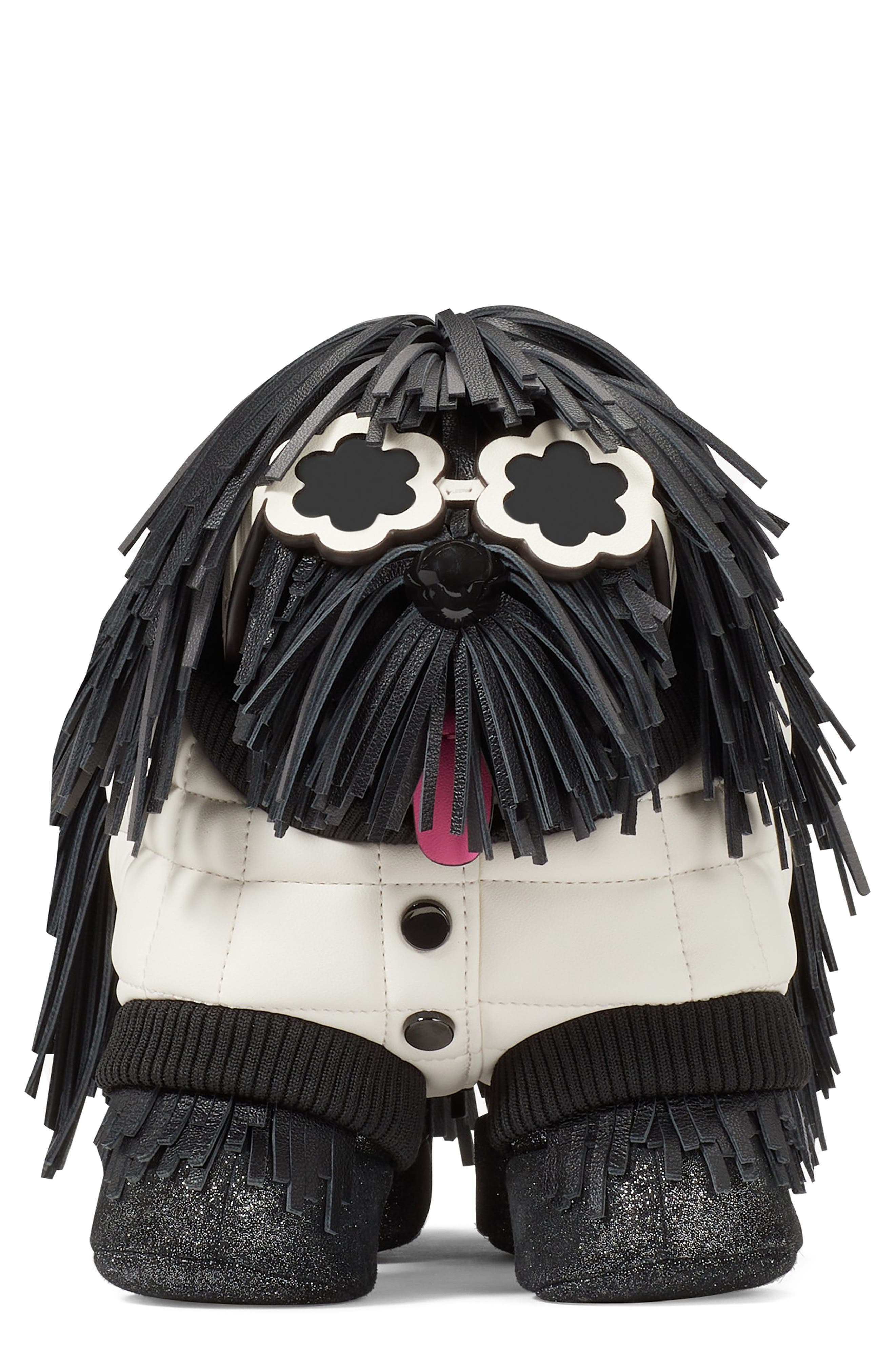 Kate Spade New York shaggy dog fringe crossbody bag, Main, color, 