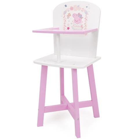 Peppa Pig Wooden Doll High Chair