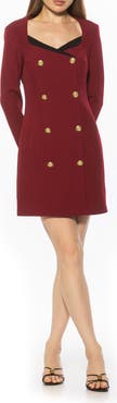 Alexia Admor Zuri Long Sleeve Double Breasted Blazer Dress