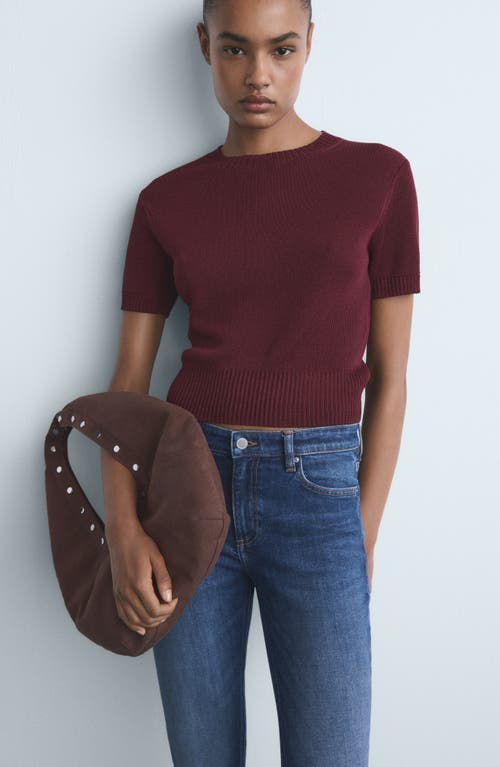 Mango Mid Rise Skinny Jeans In Blue