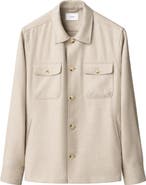 Eton Woven Wool & Cashmere Overshirt
