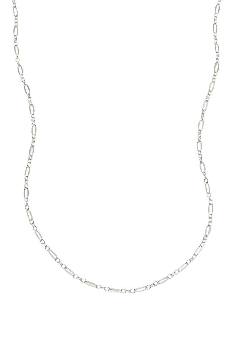 Lace Choker Necklace, Main, color, SILVER
