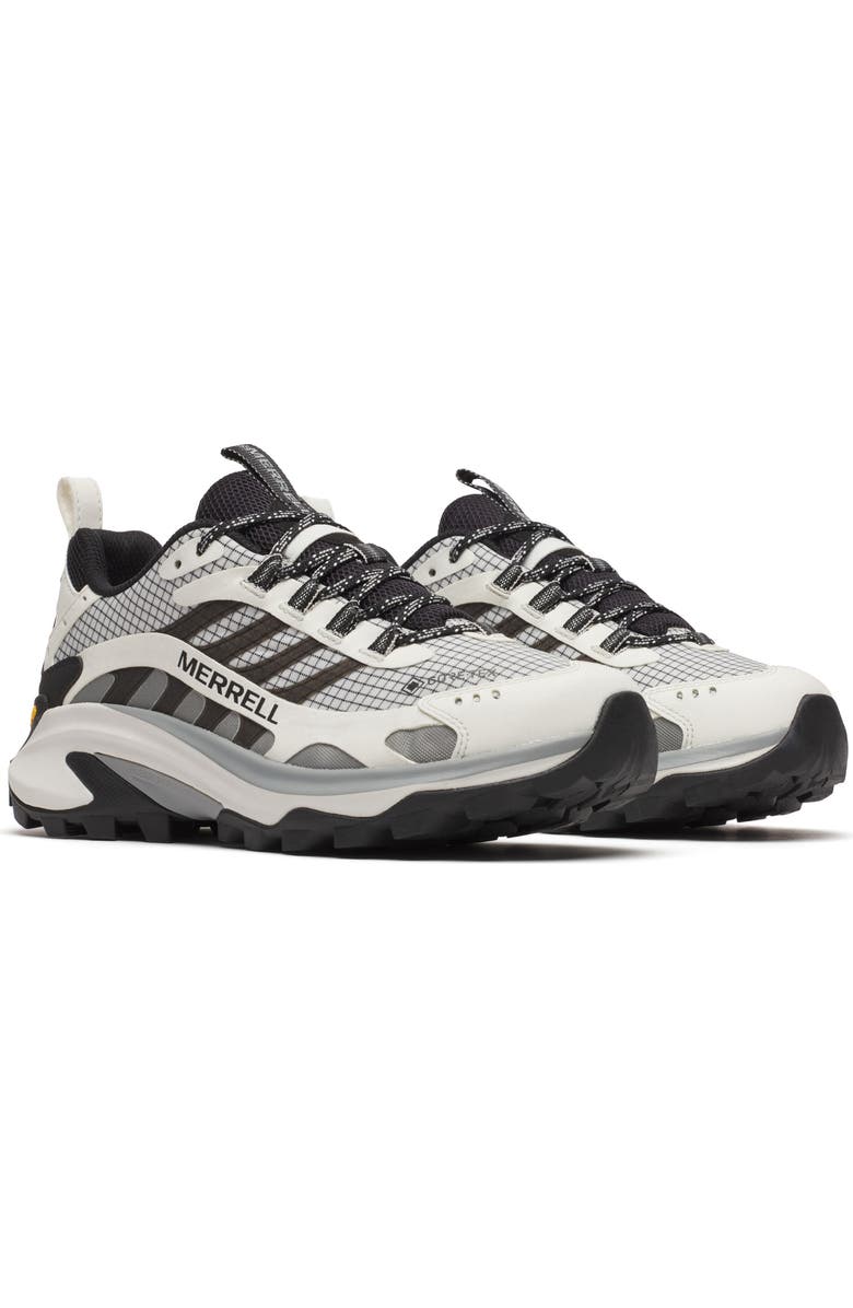 Merrell Moab Speed 2 Mid Gore-Tex<sup>®</sup> Hiking Shoe, Main, color, Ash/ Black