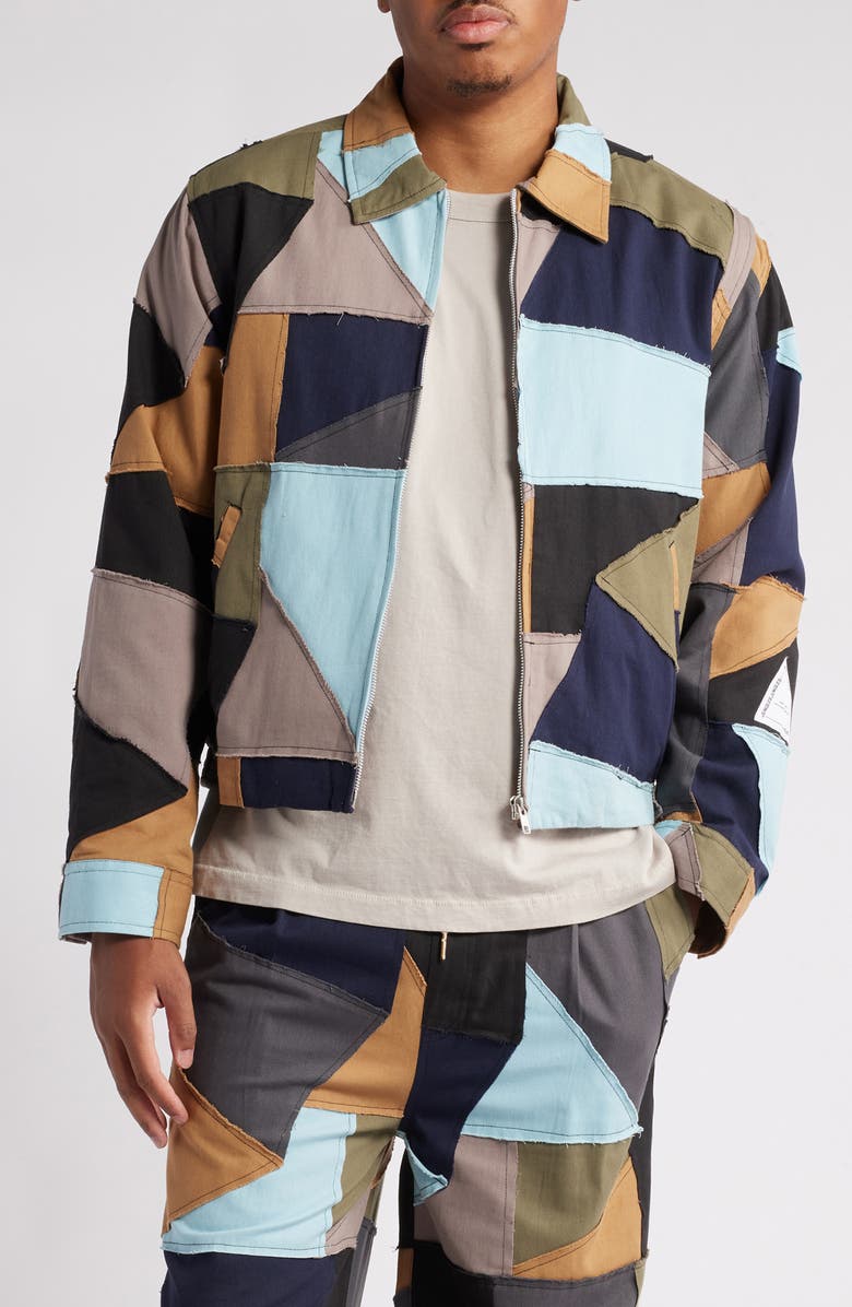 JUNGLES Offcuts Patchwork Jacket, Main, color, 