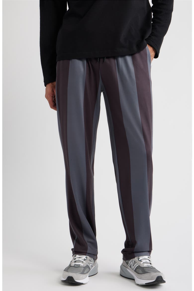 Tempo Drawstring Pants, Main, color, BLACK STRIPE