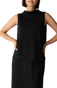 Eileen Fisher Funnel Neck Sleeveless Top