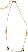 Gemini Jewelry Shell Pendant Necklace