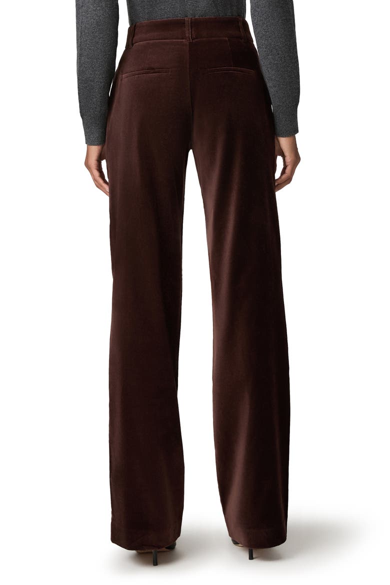 Sasha Wide Leg Trousers, Alternate, color, BURGUNDY