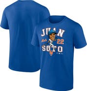 FANATICS Men's Fanatics Juan Soto Royal New York Mets Hometown Caricature T-Shirt