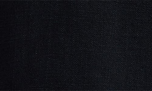 Reiss Womens Black Eden Relaxed-fit Double-breasted Linen-blend Blazer In Black