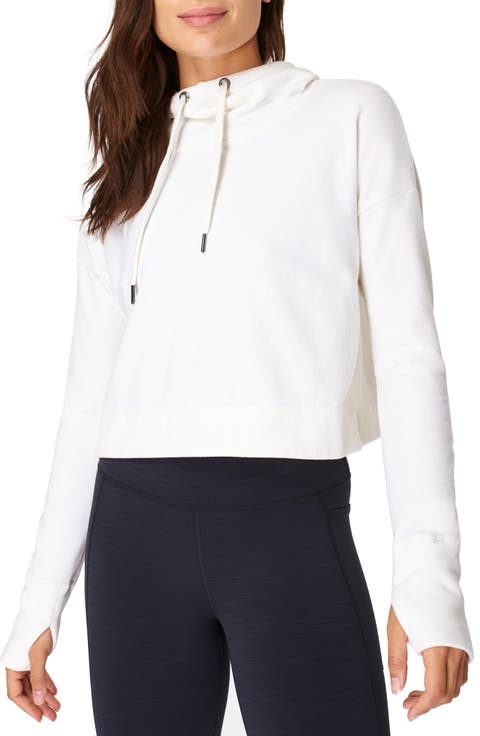 Escape Luxe Fleece Crop Hoodie