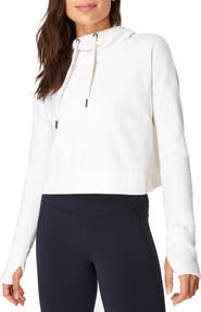 Sweaty Betty Escape Luxe Fleece Crop Hoodie