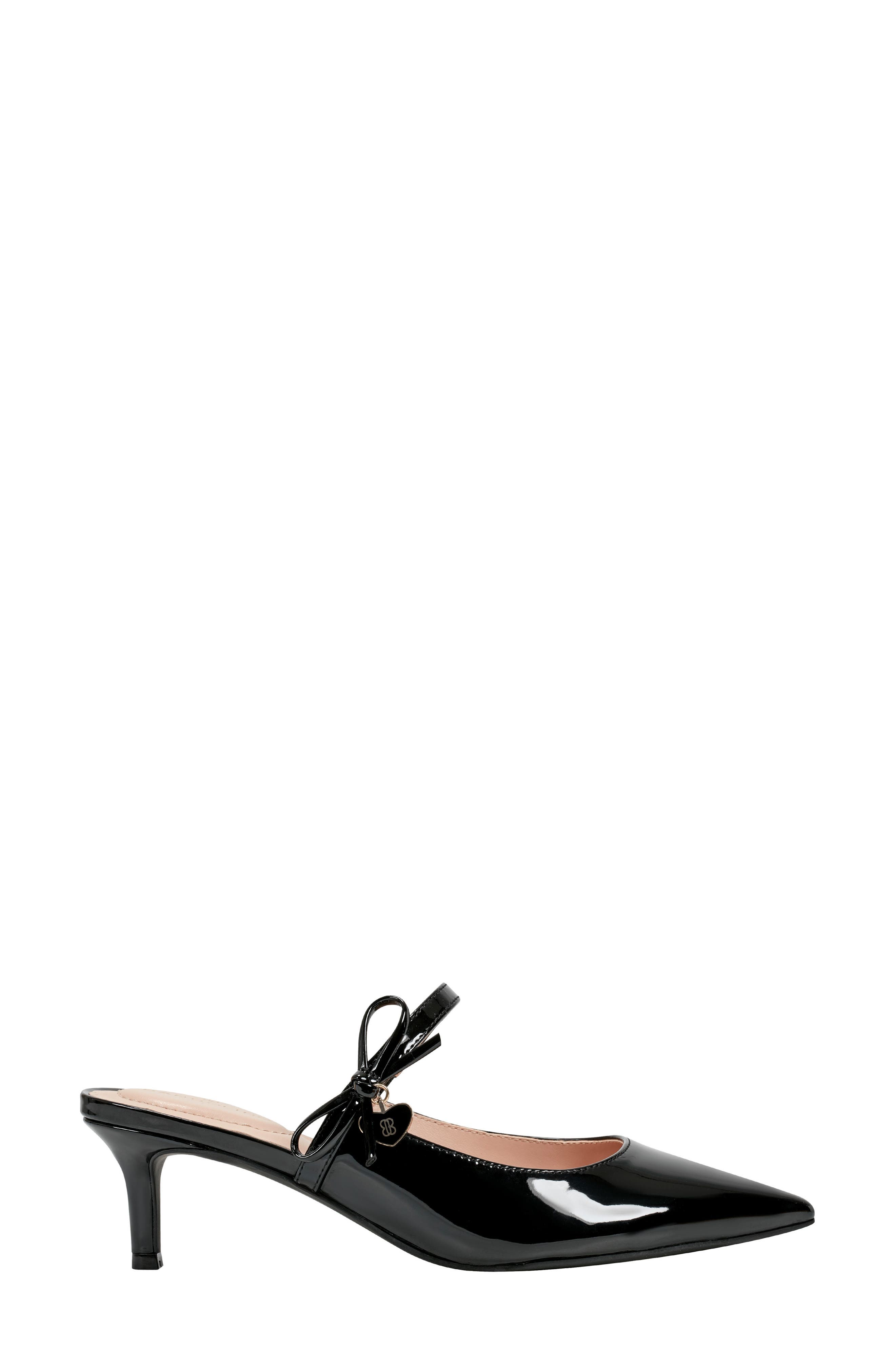 Bandolino Maybli Bow Mule, Alternate, color, Blk01