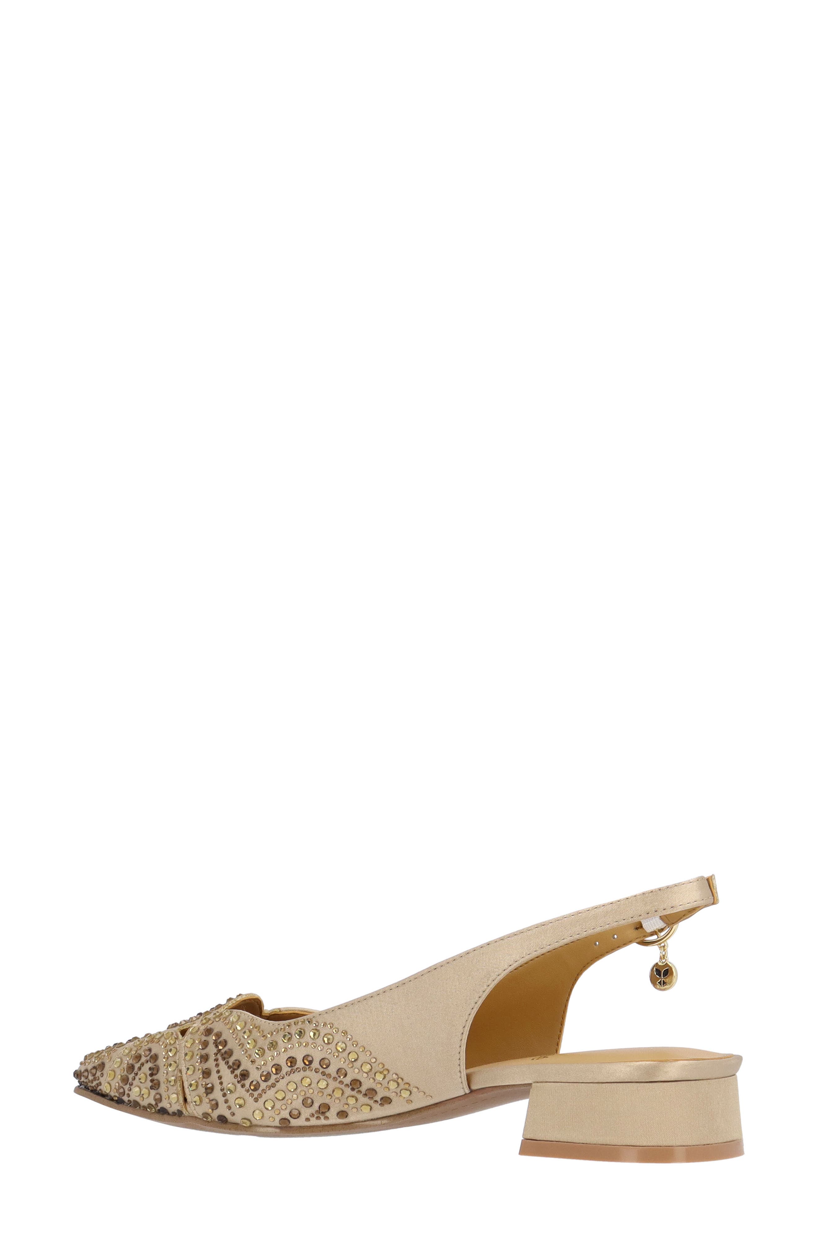 Nicolette Slingback Flat, Alternate, color, BEIGE
