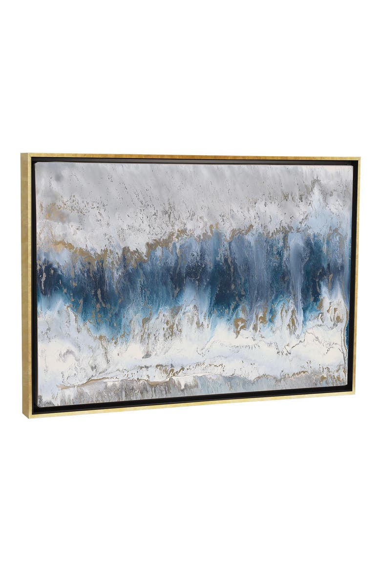 Moon Stone by Blakely Bering Giclée Print Canvas Art, Main, color, BLUE
