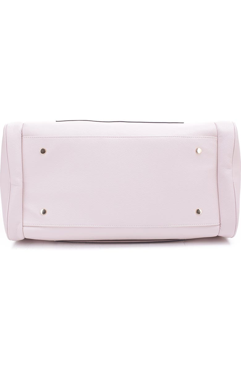 Mali + Lili Amie Recycled Vegan Leather Weekend Duffle Bag, Alternate, color, Blush