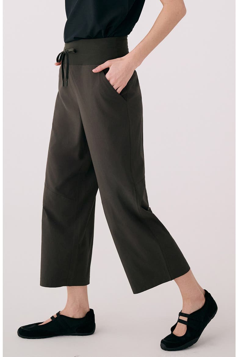 Soft Crop Cargo Pants, Alternate, color, OLIVE