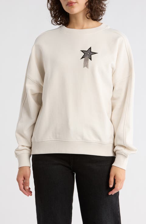 Star Logo Embroidered Sweatshirt