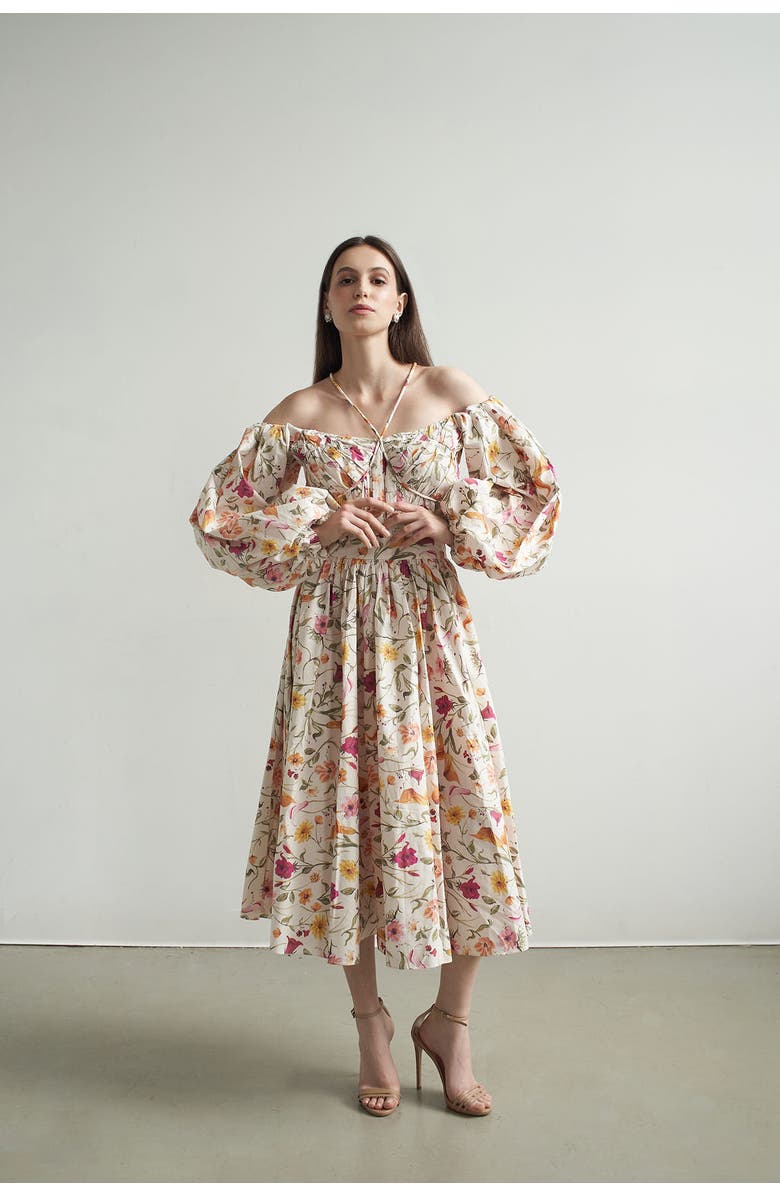Vasiliki Rosa Dress in Flora, Alternate, color, Floral