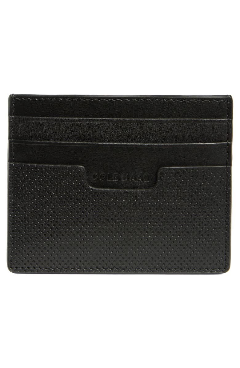 Cole Haan Evan Cardcase, Main, color, Black