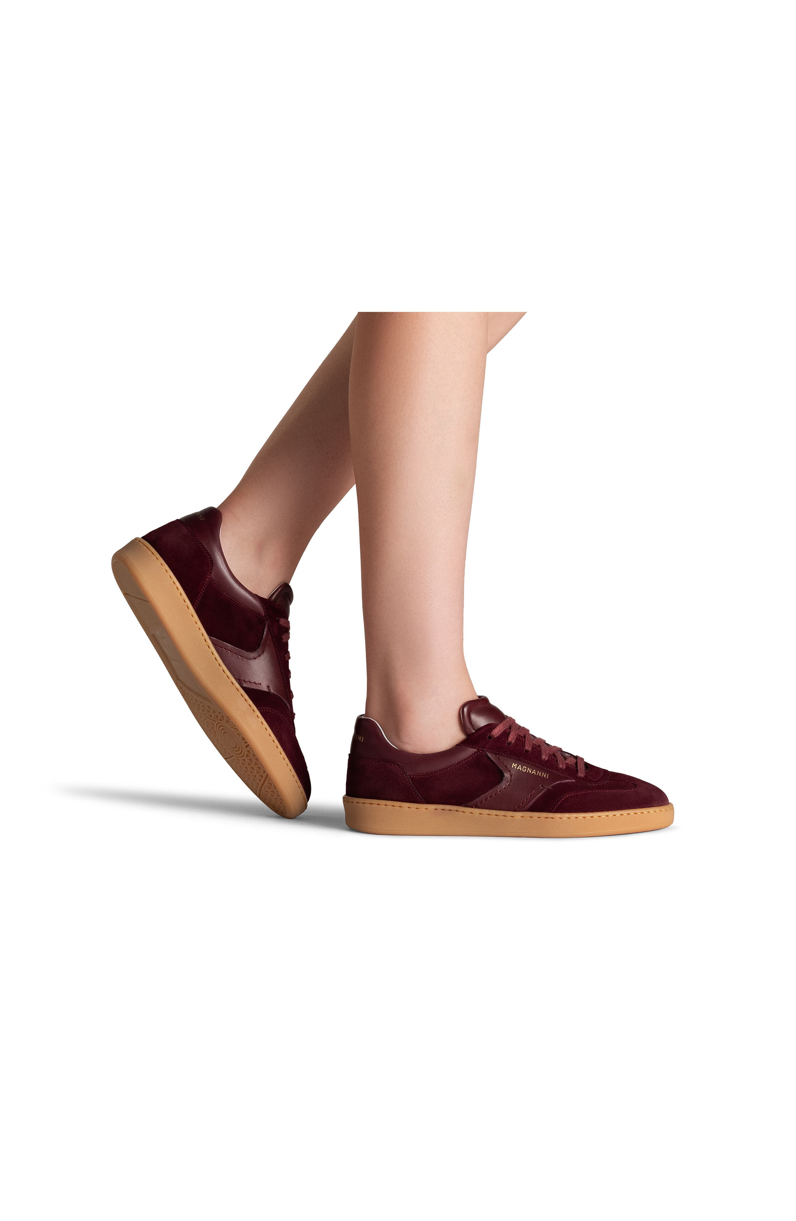 Zori Sneaker, Alternate, color, BURGUNDY SUEDE