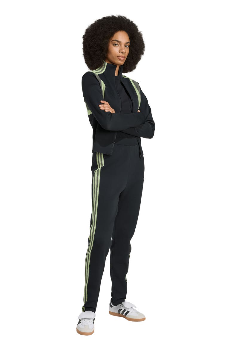 Knit Track Top, Alternate, color, BLACK