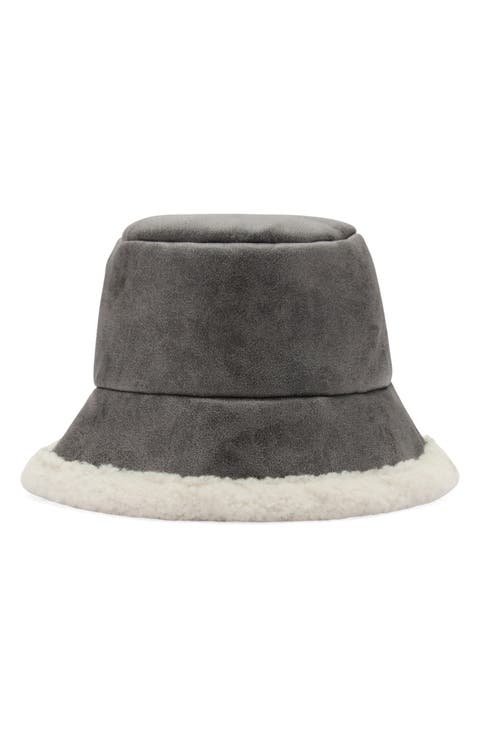 Faux Shearling Bucket Hat