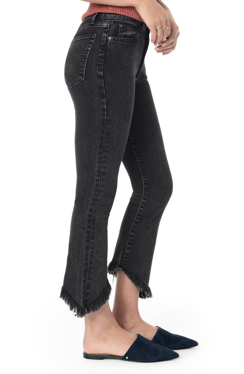 Joe's The Callie High Waist Frayed Crop Bootcut Jeans, Alternate, color, 