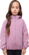 Rokka&Rolla Kids' Mia Bubble Hem Fleece Lined Hooded Jacket