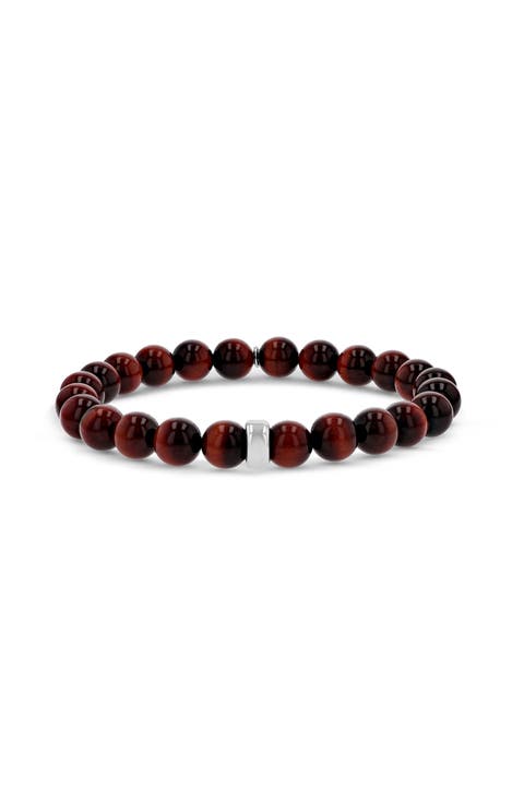 Mr Lowe Bead Bracelet with Plain Rondelle