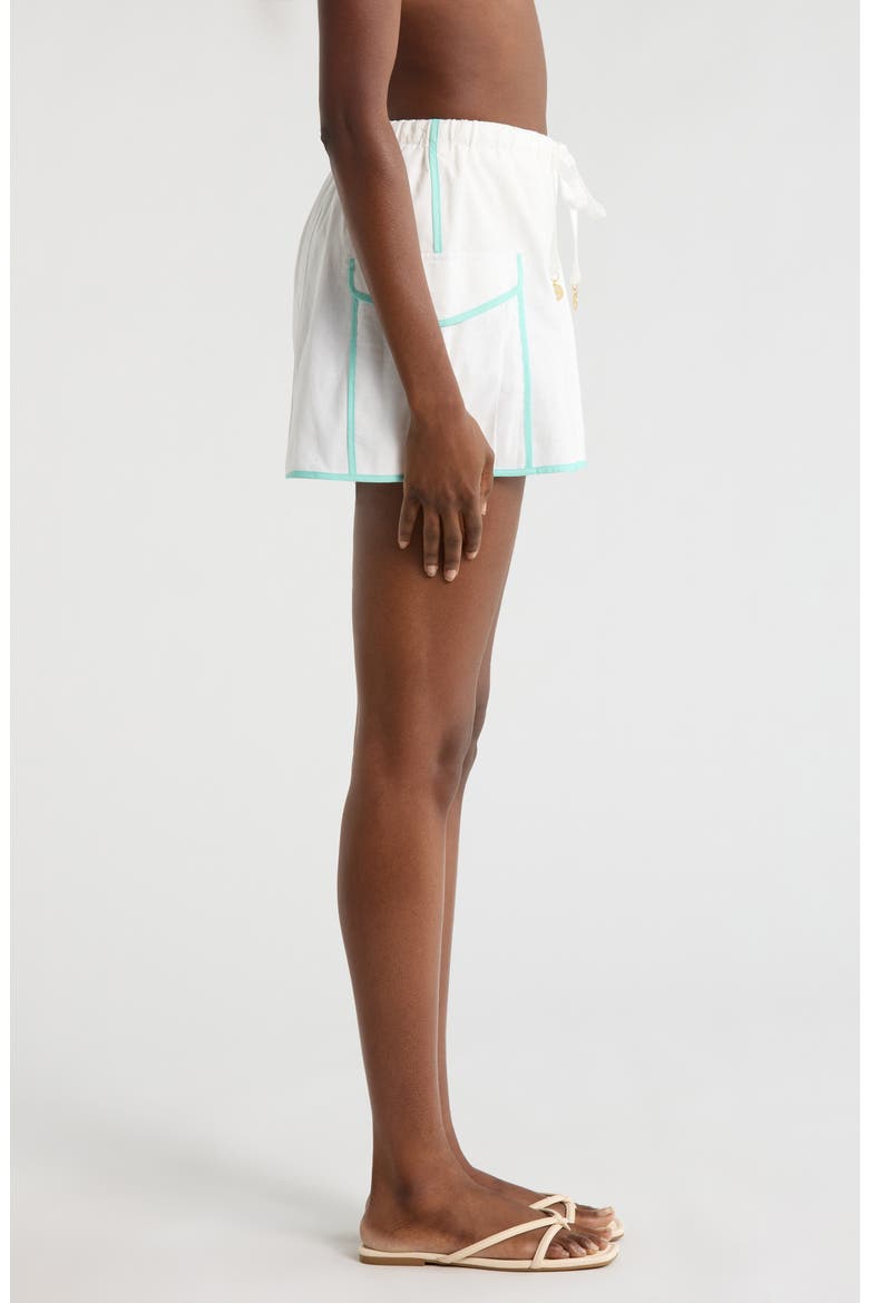 Essential Cover-Up Cargo Shorts, Alternate, color, CRYSTAL TIDES