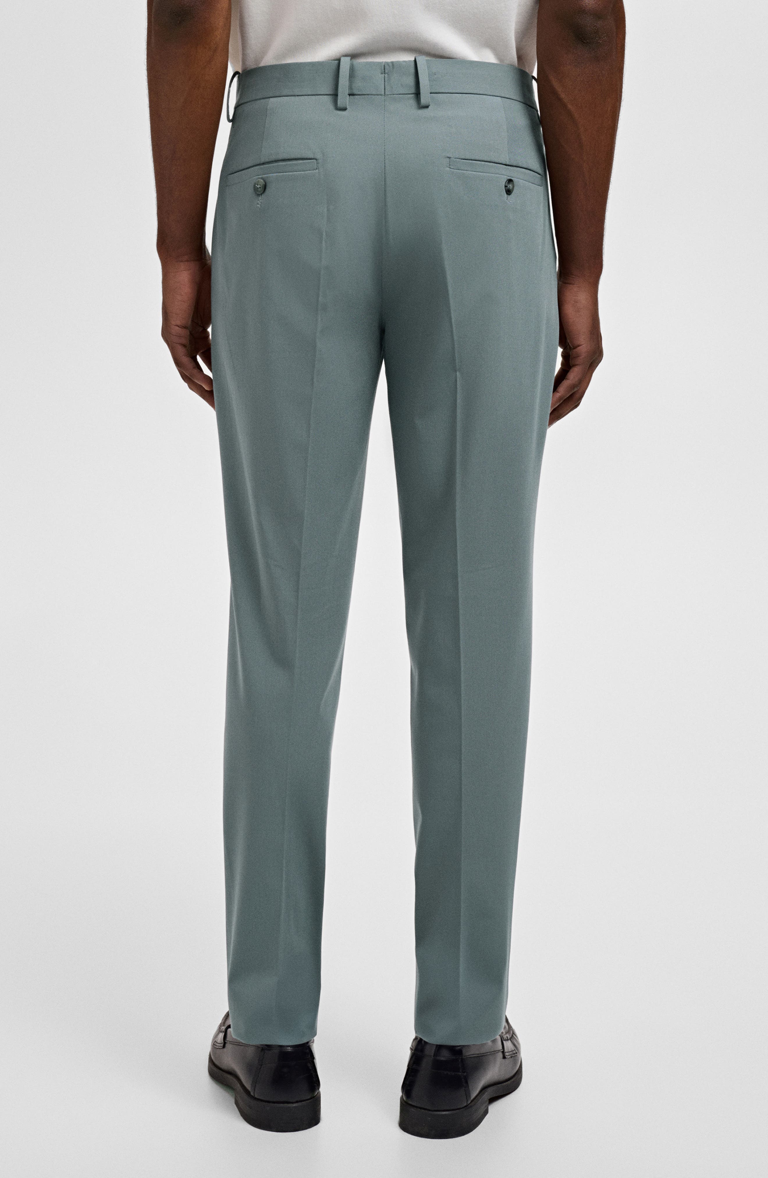 Super Slim Fit Stretch Suit Pants - image 3