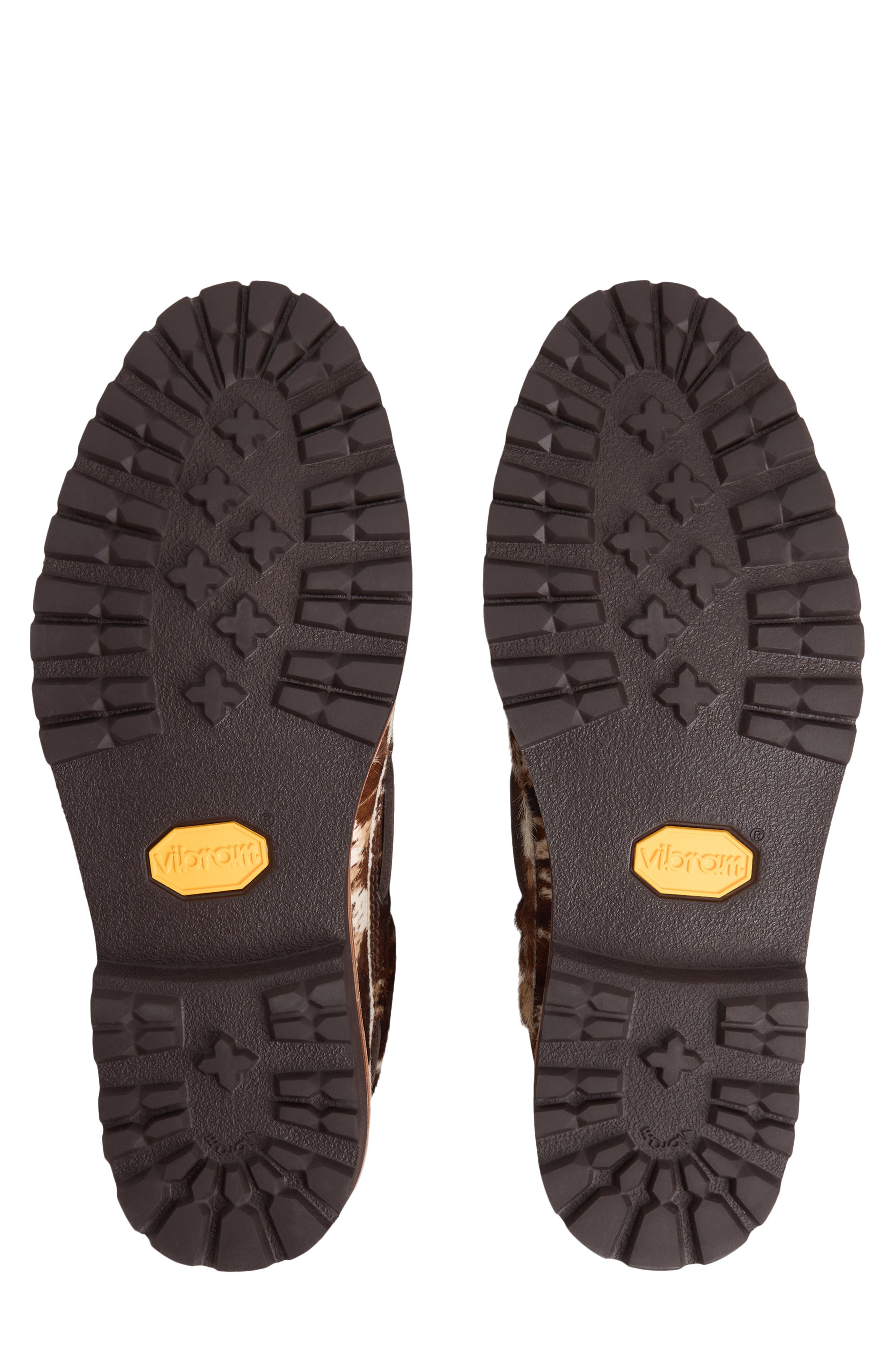 Sperry x Colour Plus Companie Genuine Calf Hair 3-Eye Boat Shoe, Alternate, color, Dark Fawn Leather Calf Hair