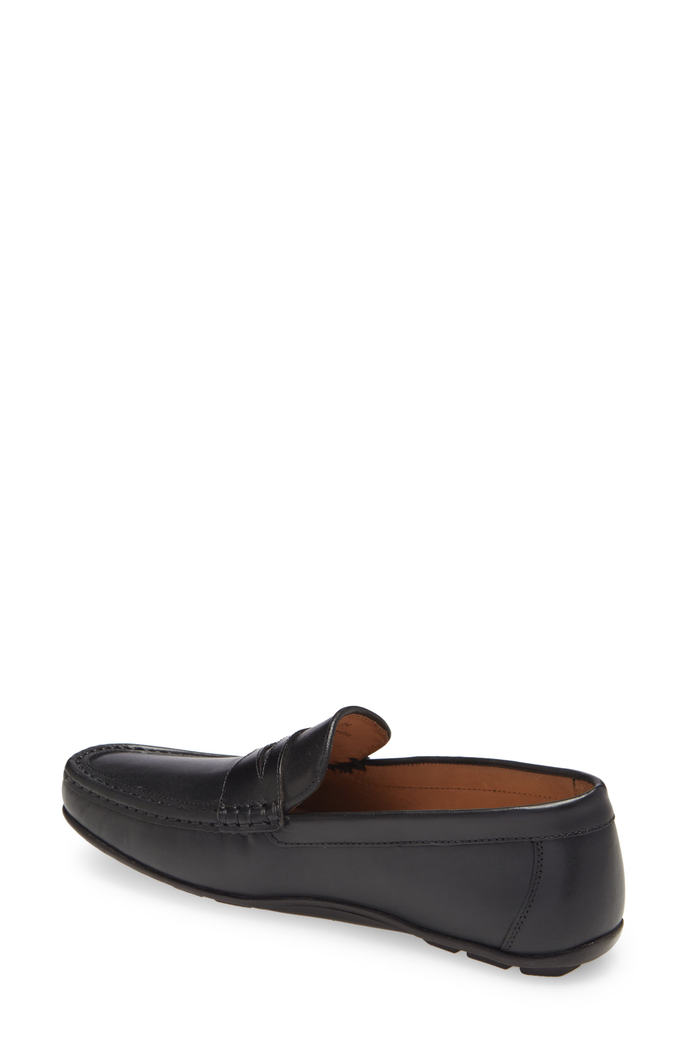 Lawson Driving Penny Loafer, Alternate, color, BLACK