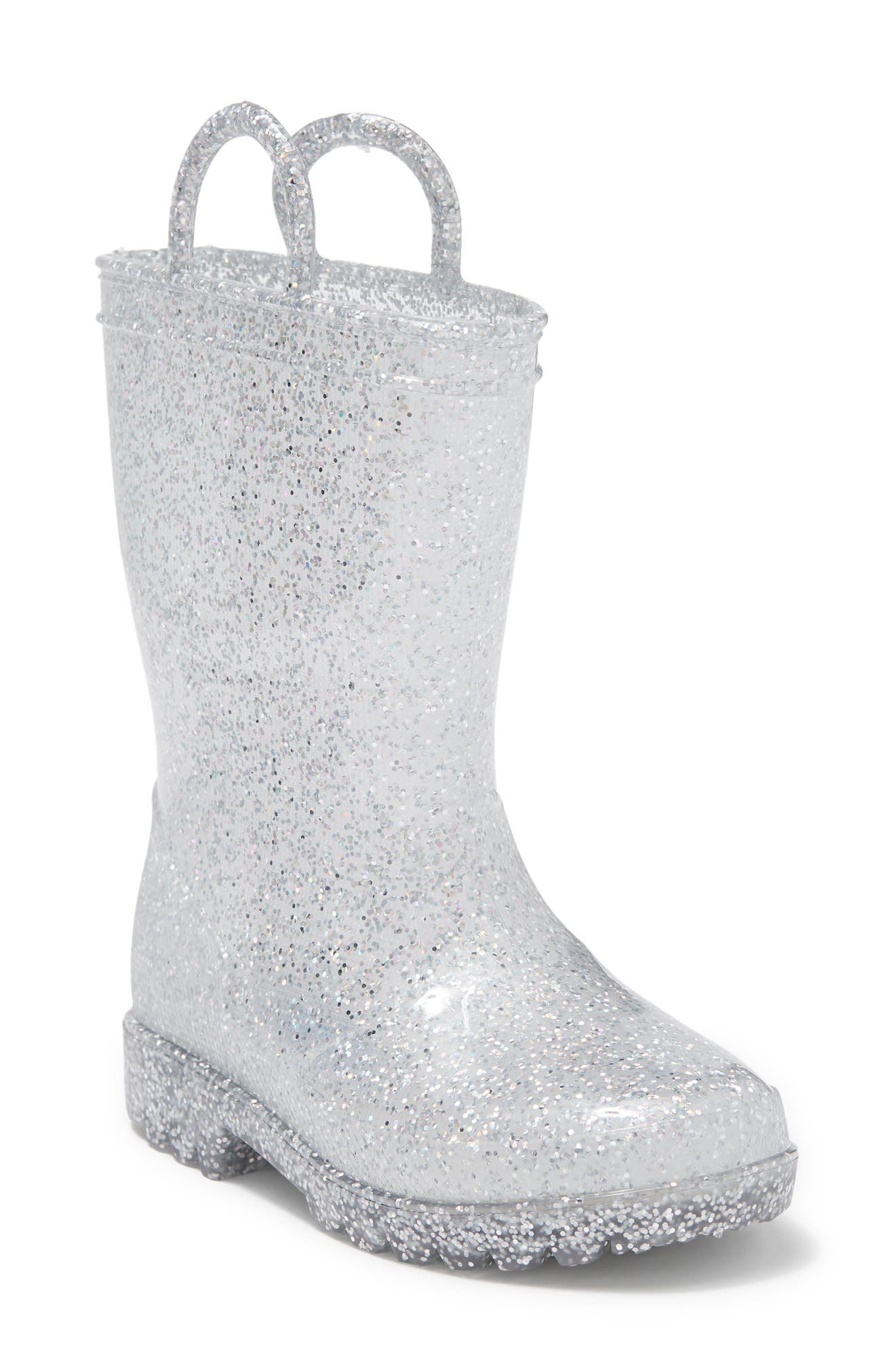 ZOOGS Glitter Rain Boot, Main, color, 