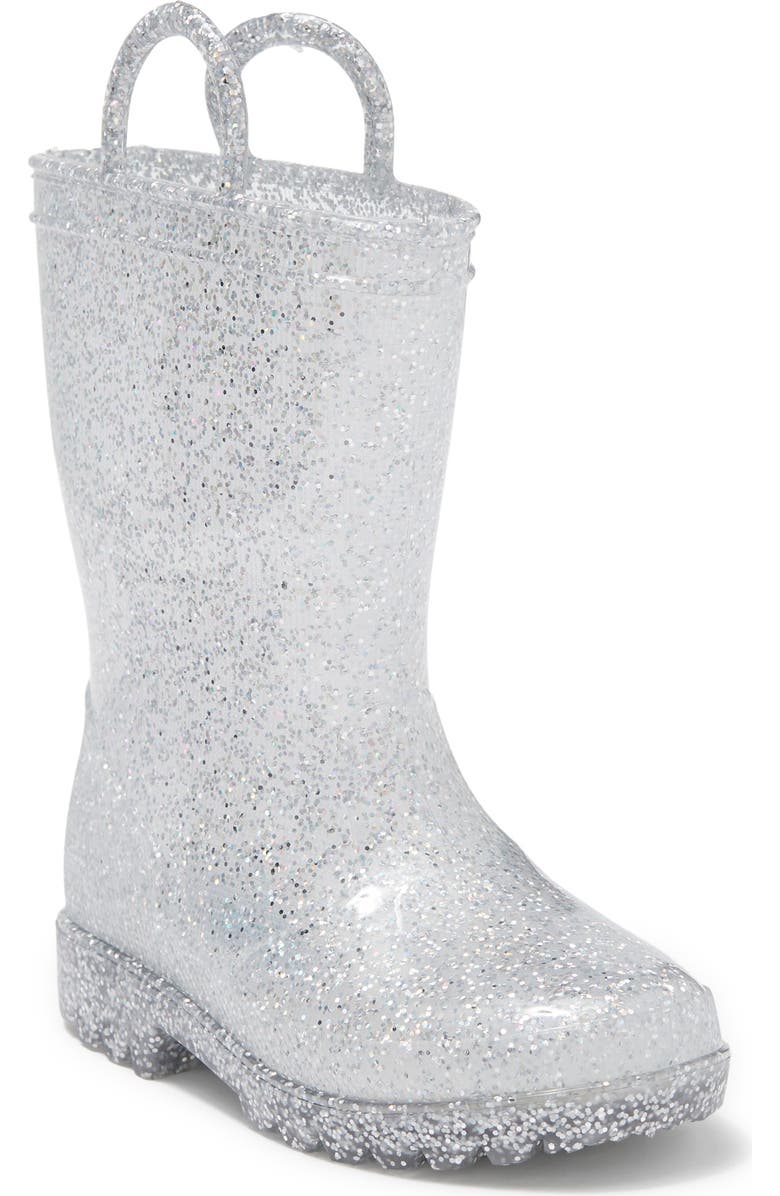 ZOOGS Glitter Rain Boot, Main, color,