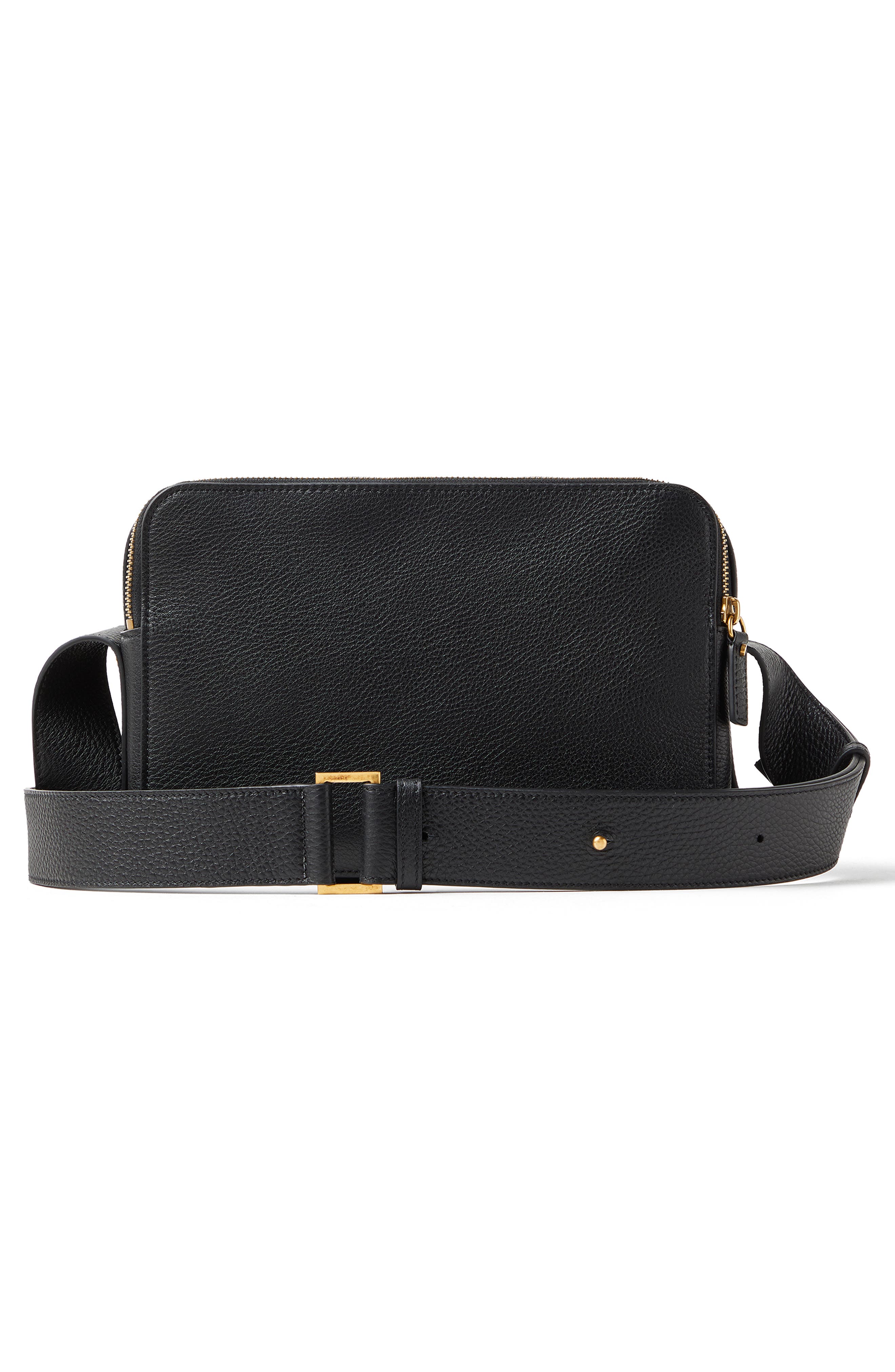 Lou Leather Crossbody Bag, Alternate, color, BLACK GOLD 82