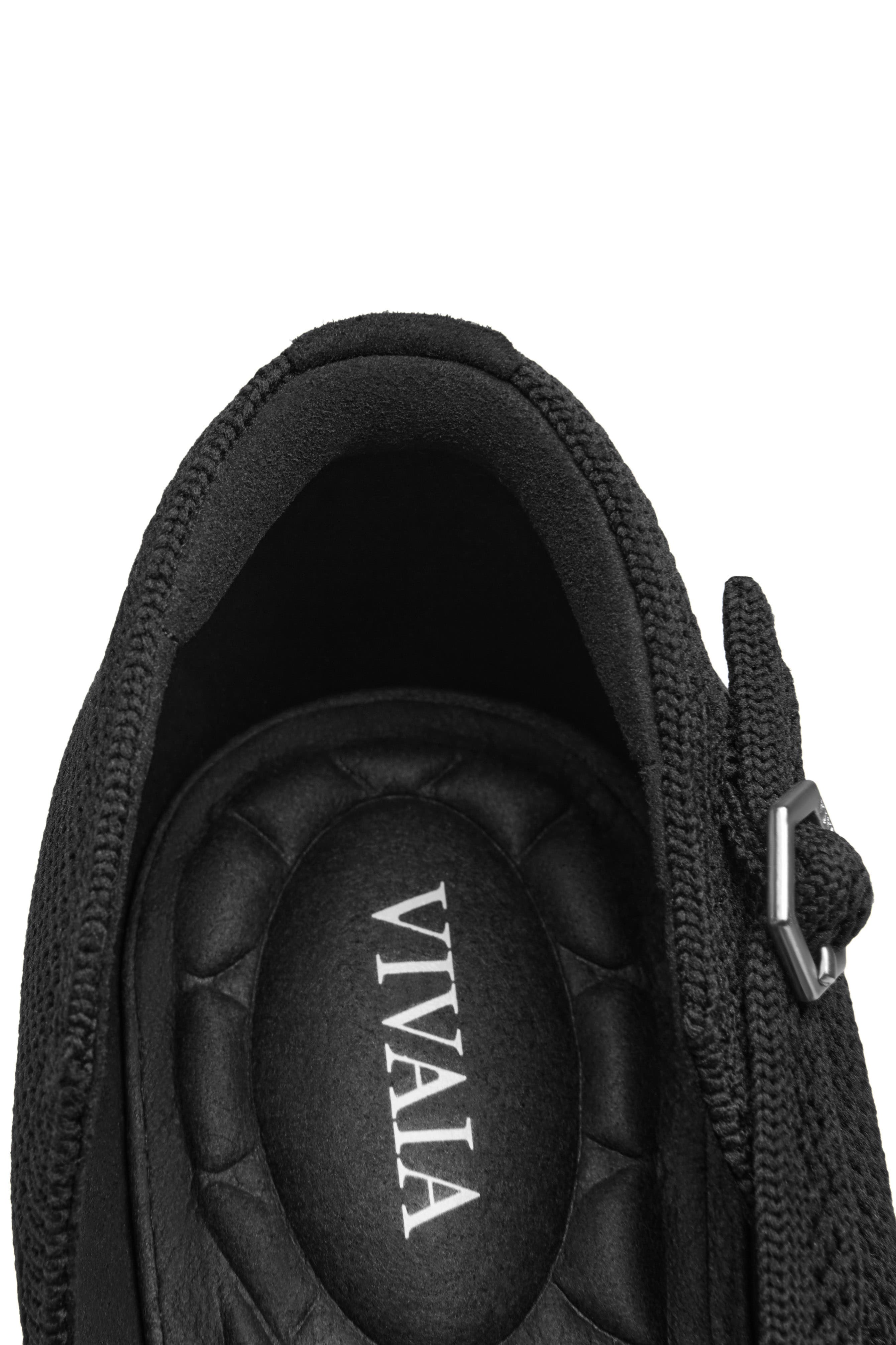 Pointed-Toe D'Orsay Flats, Alternate, color, BLACK BRICKWORK