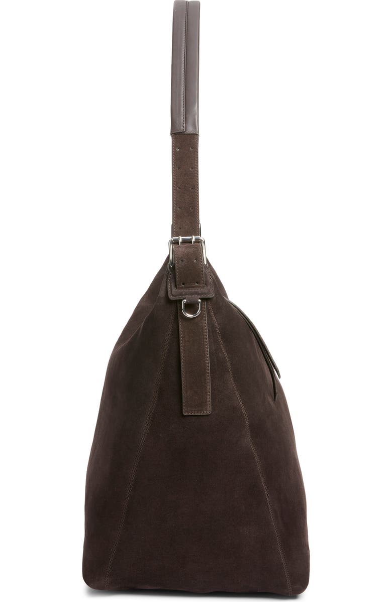 Lemaire Belted Hobo Bag, Alternate, color, Ebony Brown