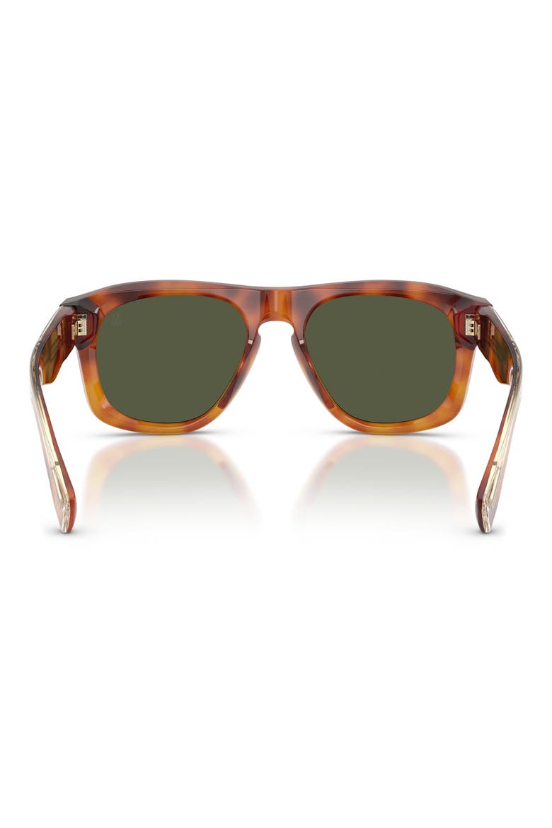 Alke 53mm Rectangular Pillow Sunglasses, Alternate, color, HAVANA / FOREST