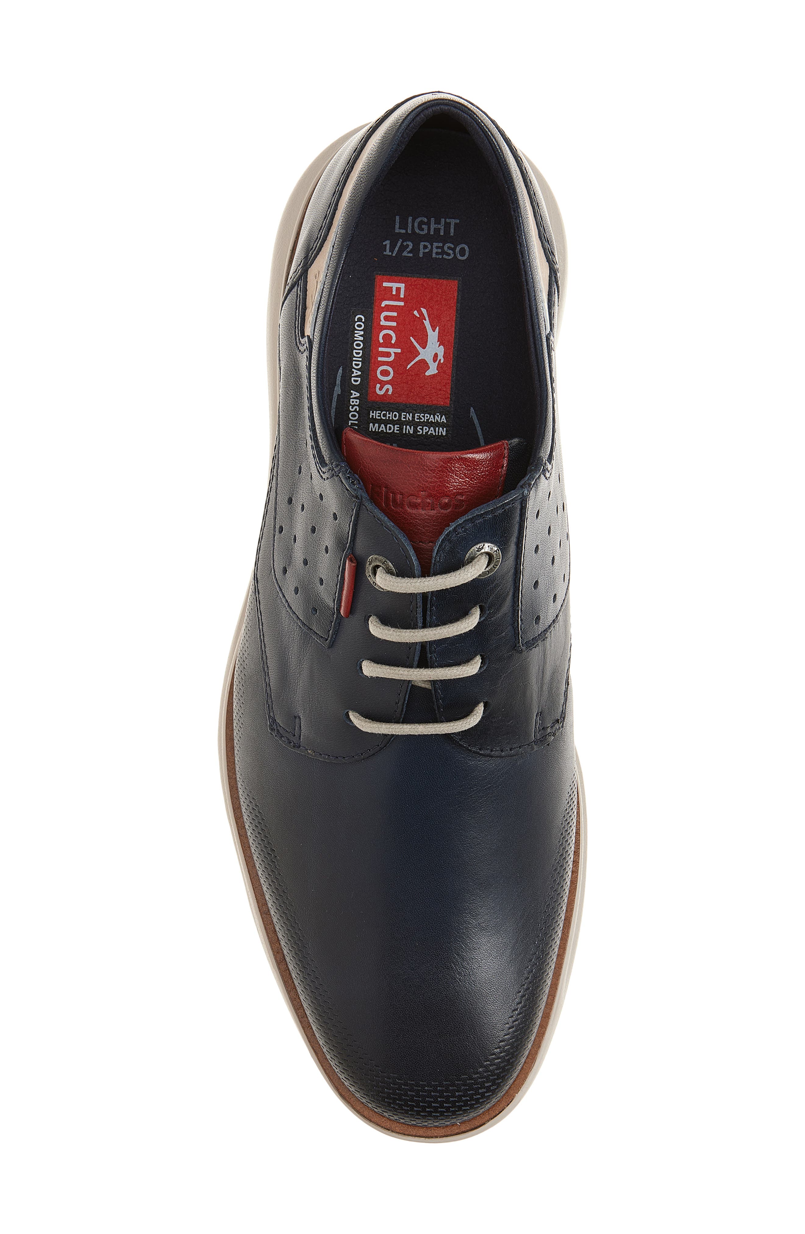 Fenix Perforated Toe Derby, Alternate, color, OCEAN