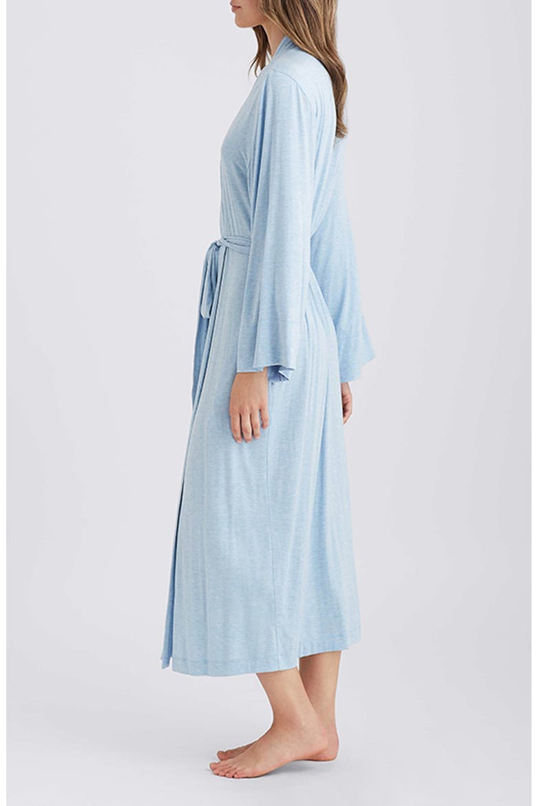 Kate Stretch Modal Maxi Robe, Alternate, color, WINTER BLUE