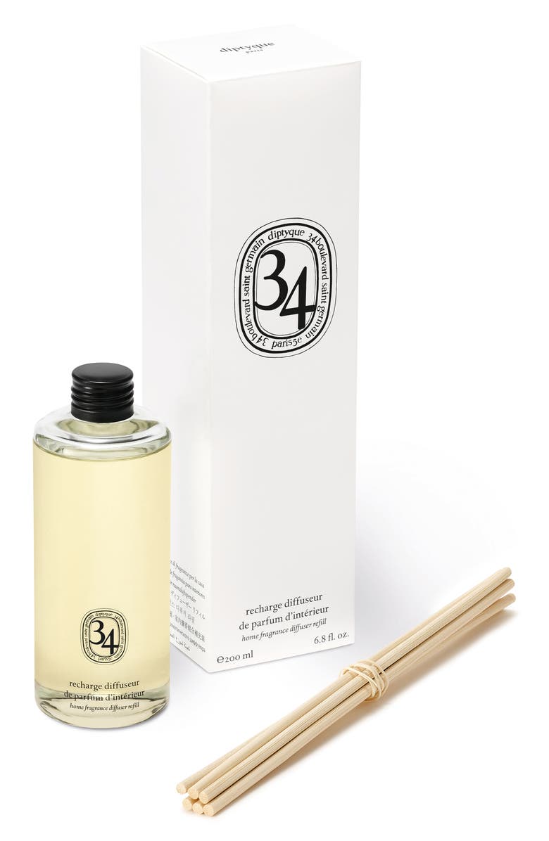 Diptyque 34 Boulevard Saint Germain Reed Fragrance Diffuser Refill, Alternate, color,