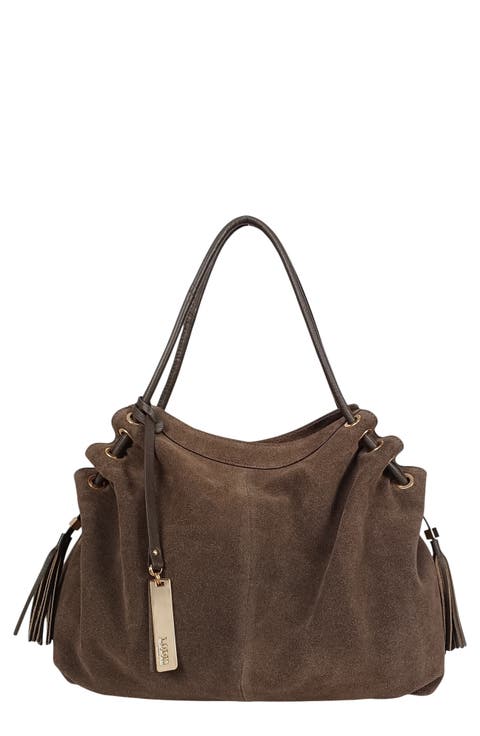 Zaria Leather Hobo